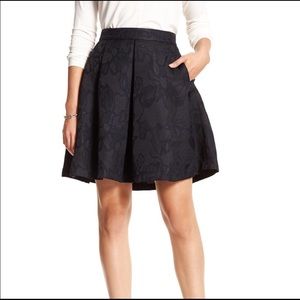 Banana Republic Floral Jacquard Skirt